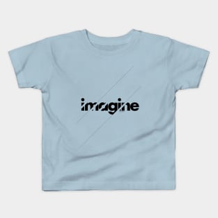 Imagine under stripes Kids T-Shirt